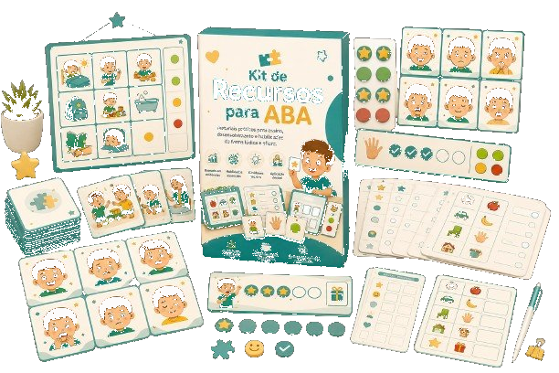 Kit ABA Lúdico completo com todos os recursos